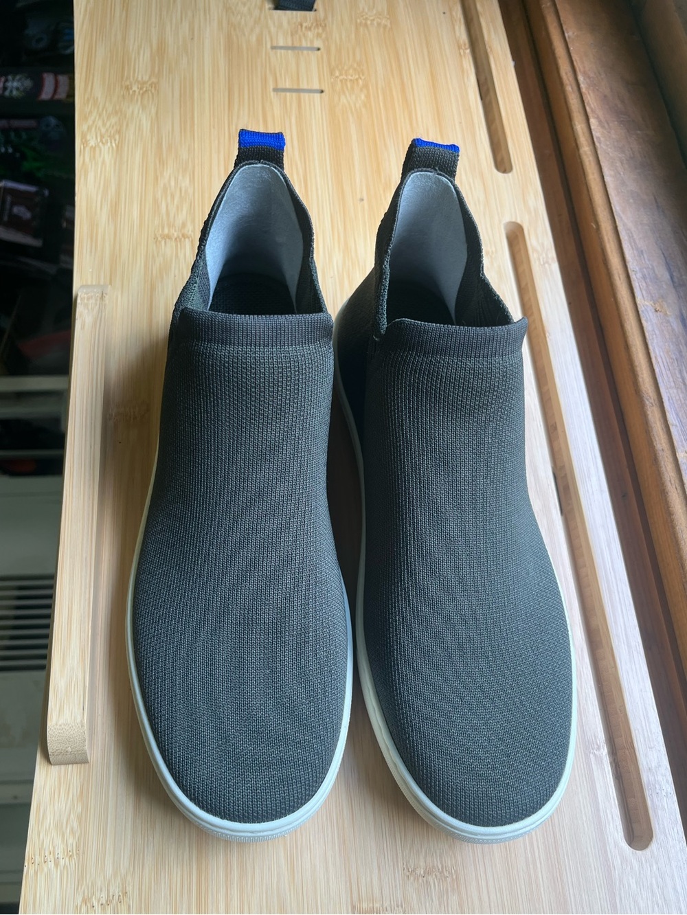 Rothy’s The Chelsea Boot Sneaker Moss Green 9.5
